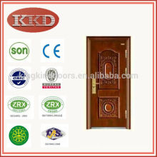 New Surface With Imitated Copper Paint Steel Security Door KKD-503 With CE,BV,ISO,TUV